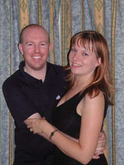Us at our engagement party